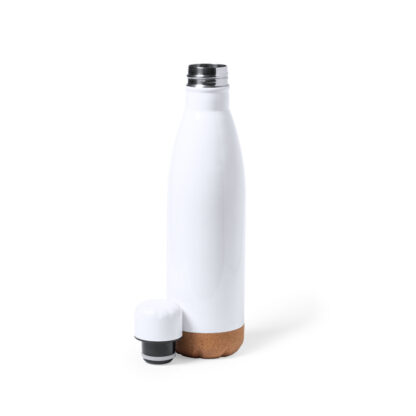 Botella acero inox y corcho 750 ml - Imagen 2