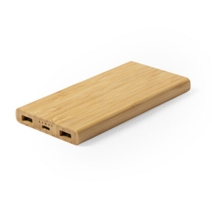 Power Bank Kalery de bambú natural - Imagen 2