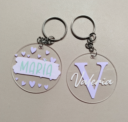 llaveros de metacrilato personalizados